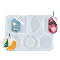 Tablette d'aromathérapie en silicone pour voiture, moule d'avertissement, parfumé ci-après, résine, élection xy, pendentif bricolage, artisanat porte-clés, transparent, DM412