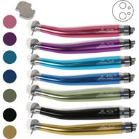 Dental Drills Dental High Speed Handpiece 4 Hole Push Button Standard Head colorful Single Water Spring NSK yabangbang