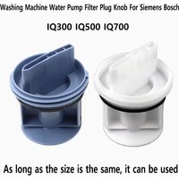 Washing Machine Water Pump Filter Plug Knob For Siemens Bosch IQ300 IQ500 IQ700 Drain Pump Filter Cover Drain Plug