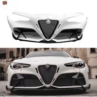 Suitable for Alfa Romeo Giulia front bumper upgrade modification to GTAM model carbon fiber front bumper surround