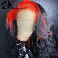 Top Sale Mint Green Invisible Lace Melting Long Straight Human Hair Wig Wear And Go For Women Cosplay Colored Silky Smooth Finis