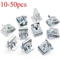 10-50PCS Metal Retainer Clip Car Center Console Metal Fixing Clips DVD Base Interior Buckle U Iron Clamps Instrument Panel Clip