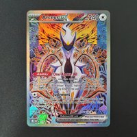 DIY Pokemon Arceus ex Secret Rare Holographic Texture English Version Full Art Premium Anime Collection Card Perfect Condition