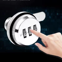 3 Digit Combination Password Box Lock 20mm Smart Cam Code Lock Zinc Alloy for Mailbox Cabinet Door Security Hardware