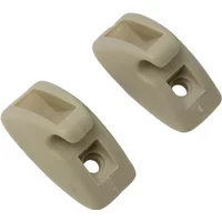 2pcs Car Sun Visor Support Clip Retainer Hanger Easy-installation Car Interior Sun Visor Bracket Hook For MK1 Beige 191857559