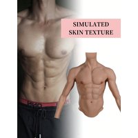 1pc Upgraded Natural Connect Arms Muscle Suit Realistic Texture Distinct Abdominal Muscles, Simulated Blood Vessels Veins