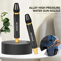 Hose Nozzle Metal Water Hose Sprayer High Pressure Multifunctional Tools For Garden Watering And Car Washing 360 Rotary Switch