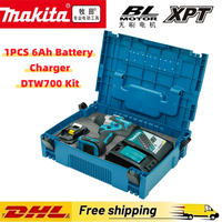 2026Makita DTW700 Brushless Electric Wrench High Torque 18V Cordless Drill Screwdriver Rechargeable Electric Tools Torque Wrench