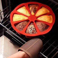 Cake Silicone Mold For Baking Non-Stick Chocolate Cake Making Mold 8-Cavity DIYTriangle Scone Pan For Cornbread Brownies Muffins