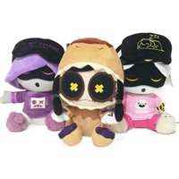 New Murder Drone Plush Pajama Toy Detachable Eye Mask Cute Dinosaur Shape Soft Stuffed Toy Collectible for Animation Fans Gift