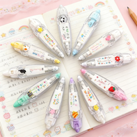 Creative lace tape with press-on cute cartoon pattern decorative tape for DIY journaling and girl's correction tape