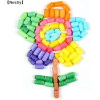 500pcs Starch Baby Kids Building Magic Corn Plasticine Children Toy Gift〔Nest〕
