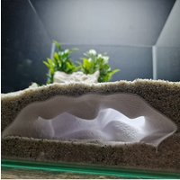 3D Printing Reef Pocket Aquarium Shelter, Small Fish Shrimp Hiding Nest, Fish Tank Spawning Cave, Reptile Aquarium Decoration