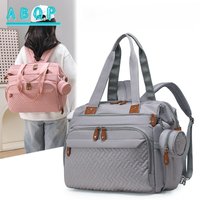 Fashionable Diaper Bag Backpack, Multifunctional Baby Diaper Bag Backpack, Large Capacity Out-and-out Baby Supplies Storage Bag