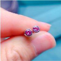 New Pure LAB Alexander 925 Silver Earrings Classic Simple Design Style 925 Silver Precision Inlaid