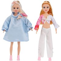 Little Girls Kawaii Kids Toys Older Sister Fashion Figures 7 Inch 23 CM Female Dolls For DIY Playing House Game Baby Gift