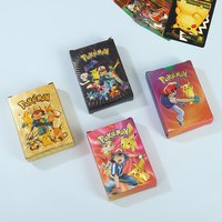 55 cute gold foil cards in English randomly included in the outer packaging cards, entertainment cards,