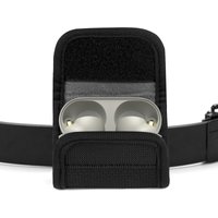 Geekria Earbuds Pouch Compatible with SONY WF-1000XM6 WF-1000XM5 WF-C710N, LinkBuds Open, Protective Case Cover with Clip Holder