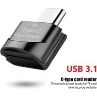 Portable USB 3.1 Type C Mini Card Reader USB C TF SD Card OTG Adapter Type-C Memory Card Reader For Samsung Huawei Phone Laptops