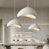 Nordycka lampa wisząca LED w stylu Wabi Sabi E27, prosty żyrandol, lampa wisząca na sznurku do jadalni, restauracji, oprawy oświetleniowe.