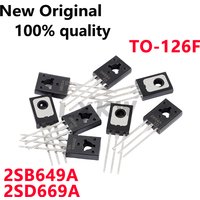 10/Piece New 2SB649A B649A 2SD669A D669A TO-126 The audio power amplifier drives the tube pair In Stock
