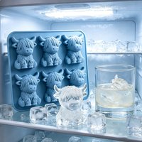 Mini Highland Cow Ice Cube Mold 2026 New Product Household Ice Making Tool DIY Ice Cream Ice Mold Yoghurt Maker Ice Cream Scoop