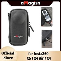 aMagisn Mini Camera Case Fit for Insta360 X5 / X4 Air / X4 ,Storable Camera Cage Lens Guards Storage Bag for Insta 360 X5 X4 Air