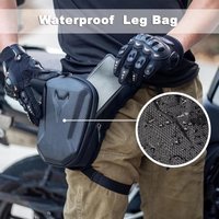 New Outdoor Waterproof Motorcycle Leg Bag – Waist Pack & Crossbody Drop Thigh Bag Motocross Moto Gear for Men Women Riders Biker