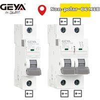GEYA GYM9H-Z Non-polar DC MCB 12V 24V 48V 60V 110V~600V Solar Circuit Breaker Battery Protect Positive Negative Short Circuit