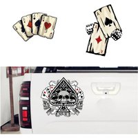 AliExpress NONE Vinyl Creative Art Playing Card Joker Spades Sticker for Motorcycle Truck Car Window Bicycle Van Wall Room Book PVC Decal Decor