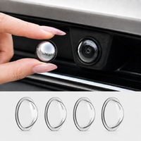 2/4PCS Car Camera Lens Protector Cover 360° Rear View Backup Camera Guard Anti Scratch Waterproof Dustproof Transparent Protecti