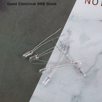 ใGEใ10pcs Miniature 0.07A 3mm 4mm 5mm 3V/6V/9V/12V/24V Mini Lamp Light Bulb Edison Incandescent Filament Rice