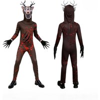 New Halloween 99 Nights Forest Deer Children Adult Cosplay Outfit 3D Print Cosplay Carnival Horror Game Dress Up Children Gift