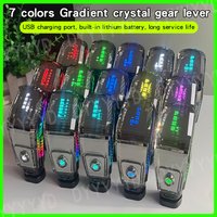 LED Crystal Gear Shift Knob For Infiniti Nissan Sylphy Terra X-Trail Qashqai Patrol Murano Maxima Gear Lever Head Car Accessory