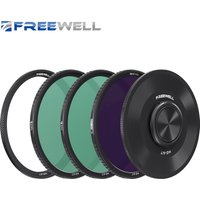 Freewell M2 Magnetic Quick Swap 3 Pack ND1000, CPL & UV Filters with Magnetic Lens Cap & Base Ring Digital Camera Filters