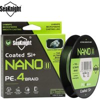 SeaKnight Brand NANOII Series 4 Strands PE Fishing Line anti-UV anti-saltwater coating Upgrade Ultrafine Diameter Braided Line