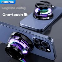 Portable Bluetooth Speaker Ponepace G200 RGB Lighting Magnetic Speaker BT5.3 Mini Sound Box 7 Hours Playback Phone Holder