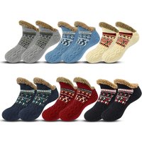 Thermal Mens Cold resistant socks Winter Warm Women Fluffy Cotton Thickened Home Soft Non Slip Grip Fuzzy Floor Socks
