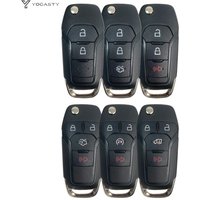 YOCASTY Car Key Case Shell For Ford F150 F250 F350 Explorer Ranger KA Fiesta Mondeo Focus Everest Edge Kuga Escort HU101 Blade