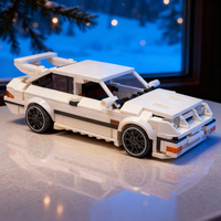 389PCS MOC City Champions Super Car 1986ford Sierra RS500 Cosworth Model Technology DIY Creative Building Blocks Display Gift