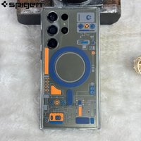 Spigen Ultra Hybrid Magfit Zero One Designs Case For Samsung Galaxy S22 S23 S24 S25 Ultra Magnetic Shockproof Clear Cover