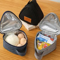 Mini-Snack-Taschen, wiederverwendbare Aufbewahrungstasche für Obst- und Snacks, auslaufsicher, isolierte Picknick-Tasche, tragbare Lunchbox für Kinder