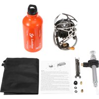 Lixada Outdoor Camping Multi Fuel Oil Stove with 500ml Gasoline Fuel Bottle and 9-Plate Camp Stove Windscreen Windshield