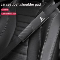 Car seat belt cover soft and comfortable leather for Peugeot GT 3008 308 T9 208 508 207 2008 5008 206 408 108 4008 307 306