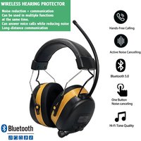 NEU Verbesserte Bluetooth 5.3 Gehörschutzkopfhörer mit UKW-Radio 25 dB NRR Sicherheits-Ohrenschützer zum Mähen, Werkstätten