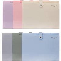 Expanding File Folders with 5 Pockets, Accordion File Organizer with Labels, Letter Size, Home School Office Supplies