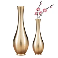 Mini Vase Gold Home Decor Living Room Decoration Antique Vase Tall Unique Flower Nordic Vase