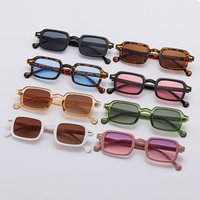 Luxuriöse rechteckige Sonnenbrille für Damen, ovale Vintage-Marken-Designer-Sonnenbrille, quadratische Sonnenbrille für Herren, Damen-Sonnenbrille