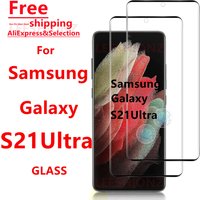 1/4Pcs Tempered Glass Screen Protector for Samsung Galaxy S21Ultra - Smartphone Protection Suitable for Samsung S21Ultra Series