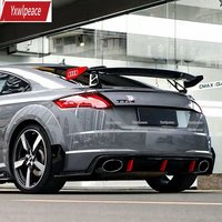 Real Carbon Fiber Rear Spoiler Wing Body Kit Accessories For Audi R8/TT/TTS/TTRS/S3/S4/S5/S6/S7/S8